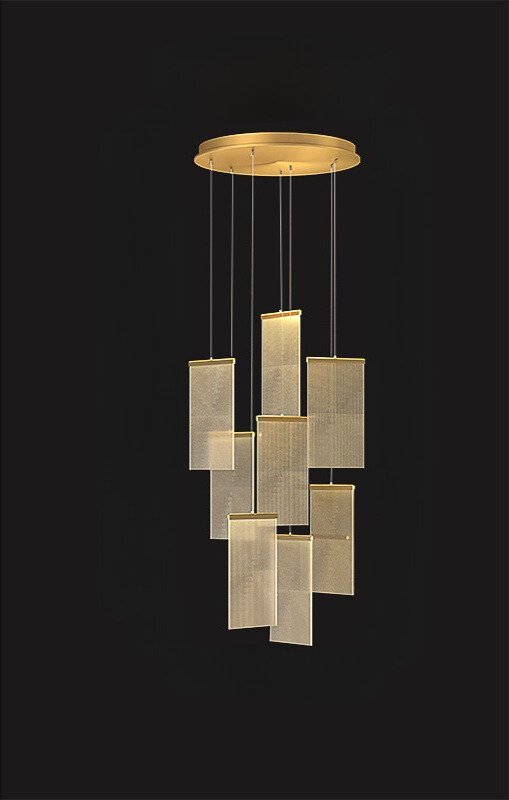 โคมไฟระย้าดูเพล็กซ์แผ่นยาว PSL044 - Image 4