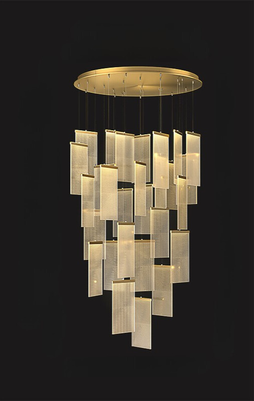 โคมไฟระย้าดูเพล็กซ์แผ่นยาว PSL044 - Image 7