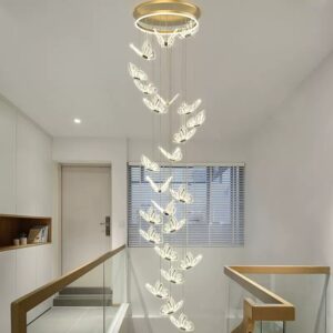 โคมไฟระย้ายาวทรงผีเสื้อบินได้ PSL045