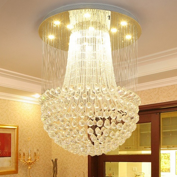 โคมระย้าคริสตัลทรงกลมหรูหรา PSL054 - Image 2