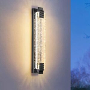 โคมไฟติดผนังคริสตัลฟองอากาศแบน PWL069