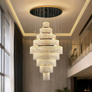 โคมไฟระย้าคริสตัลชั้นระบาย PSL063