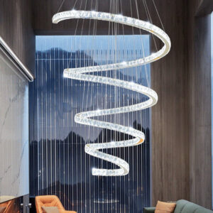 โคมไฟระย้าคริสตัลรูปนางเงือก PSL065