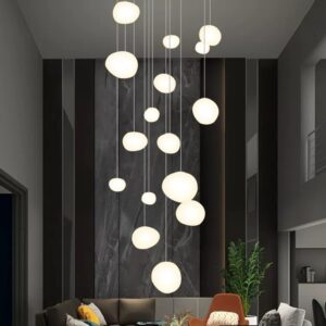 โคมไฟระย้าบันไดอิตาเลียนแบบมินิมอล PSL062