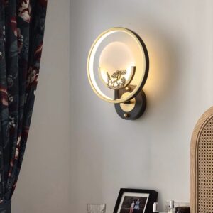 โคมไฟติดผนังทองแดงสไตล์จีน PWL073